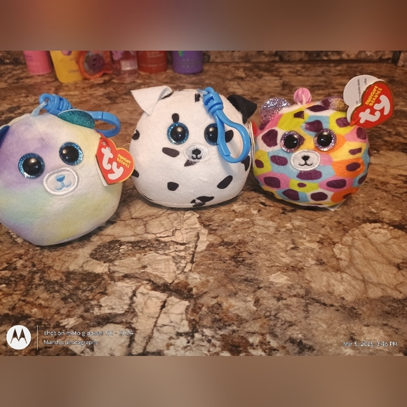 Ty Other - Ty beanie babies keychain laptop backpack stuffies set of three